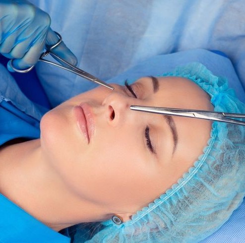 Rhinoplasty consultation